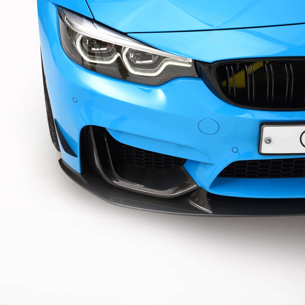 BMW M3 F80 & M4 F82 Carbon Fiber Front Bumper Canards 2013-2020 – image 6