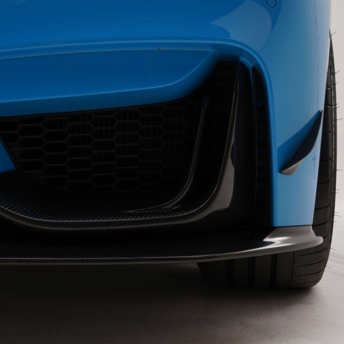 BMW M3 F80 & M4 F82 Carbon Fiber Front Bumper Canards 2013-2020 – image 3