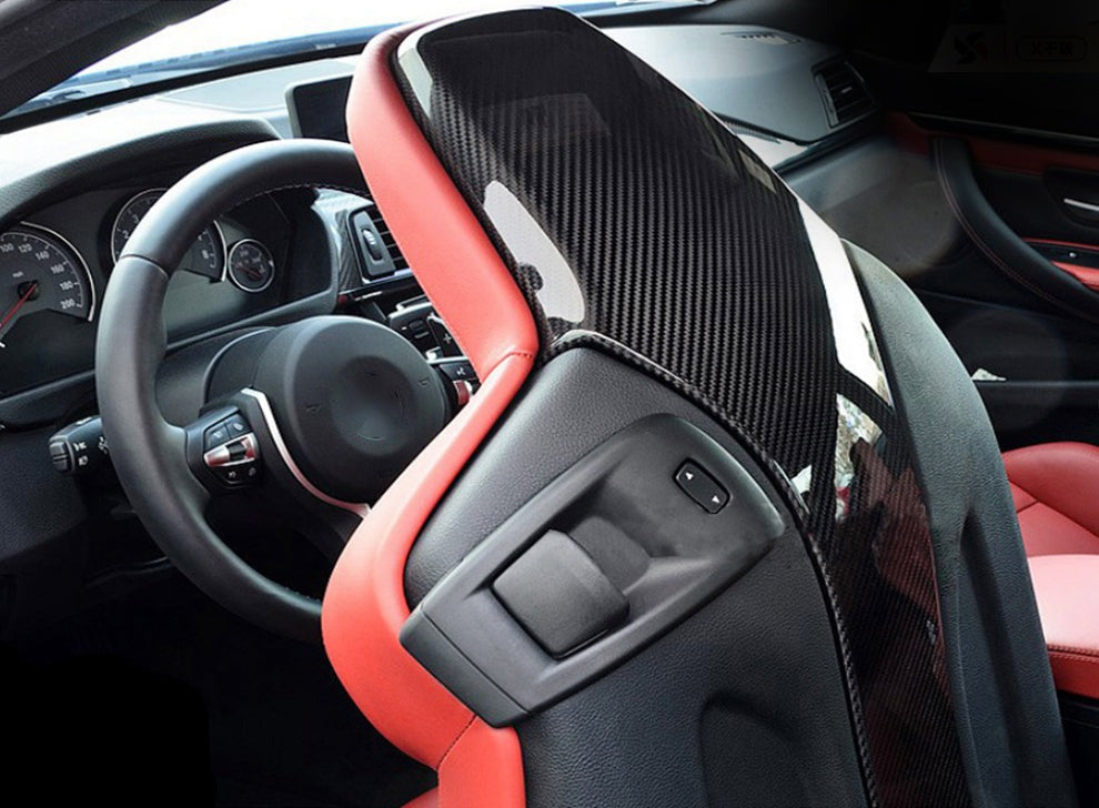 OEM Style Carbon Backrest Front+Rear Pre Pregged Dry Carbon Fiber for BMW M3 F80 / M4 F82 2013-2020 – image 3