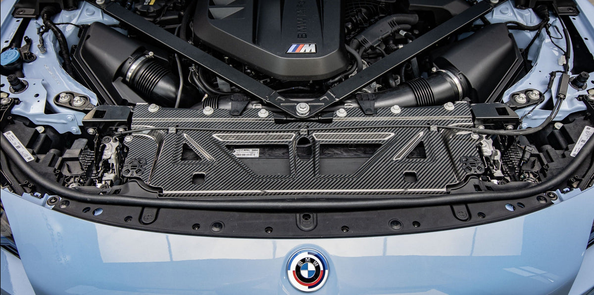 OEM Style Pre Pregged Dry Carbon Fiber Cooling Shroud for BMW M2 G87 / M3 G80 G81 / M4 G82 G83 2020+ – image 7