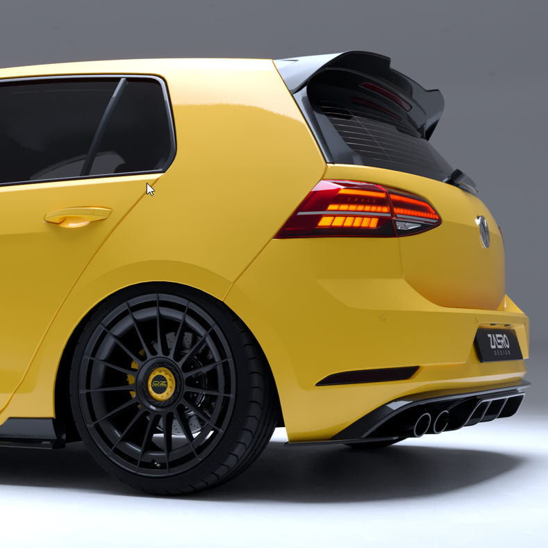EVO-1 Rear Diffuser for Volkswagen Golf MK7.5R 2018-2021 – image 5
