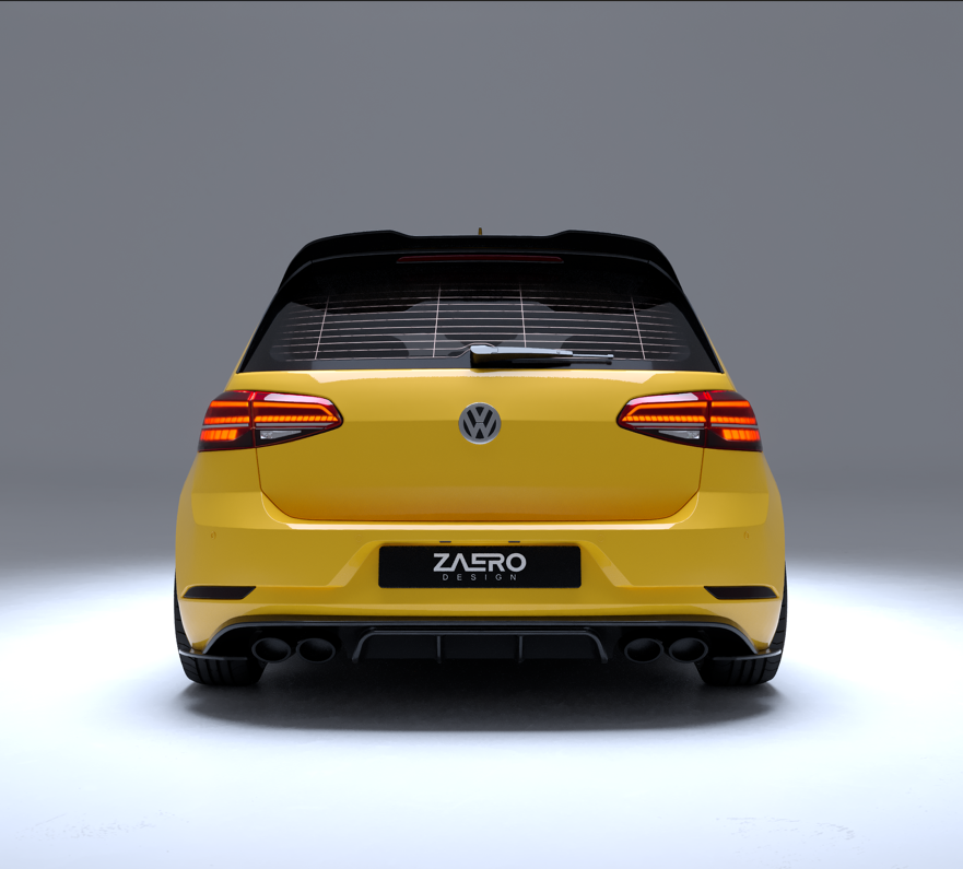 EVO-1 Rear Diffuser for Volkswagen Golf MK7.5R 2018-2021 – image 3
