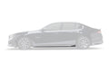 Pre Pregged Carbon Fiber Side Skirts for BMW 5 Series G60 2023+