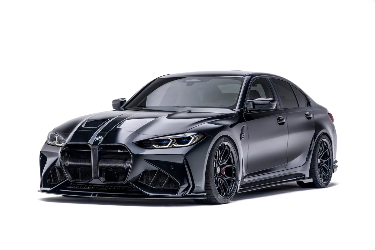 BMW G80 G81 M3 Dry Carbon Fiber Side Skirts 2020+ – image 2