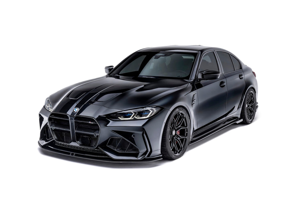 BMW G80 G81 M3 Dry Carbon Fiber Side Skirts 2020+ – image 4