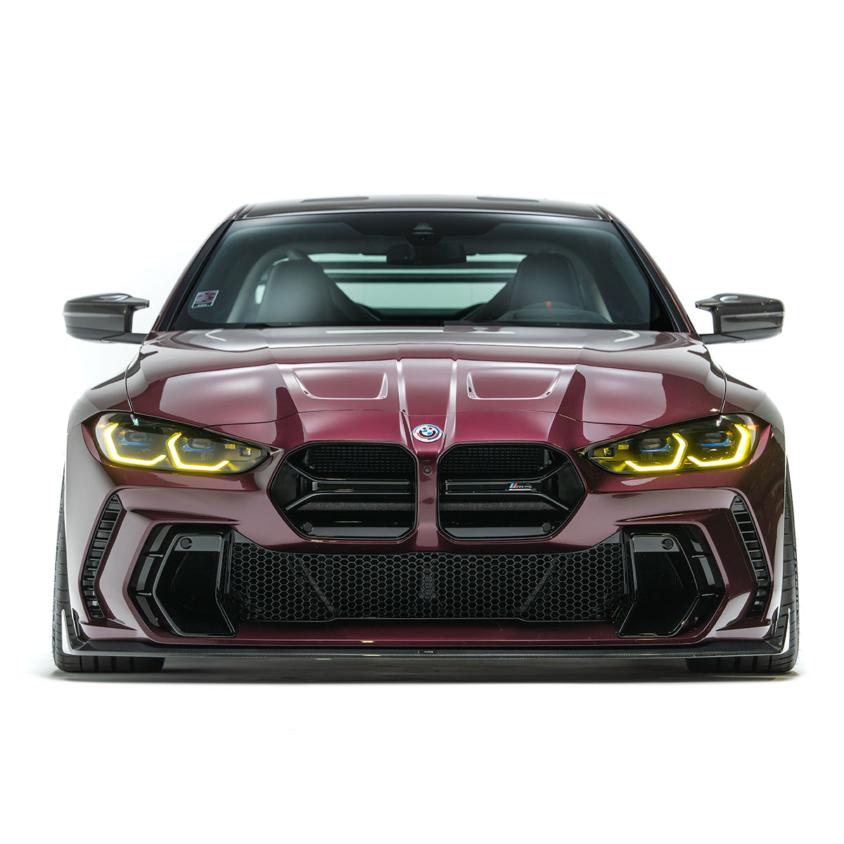 BMW G80 G81 M3 / G82 G83 M4 Dry Carbon Fiber Front Lip for Adro Front Bumper V2 2020+ – image 3