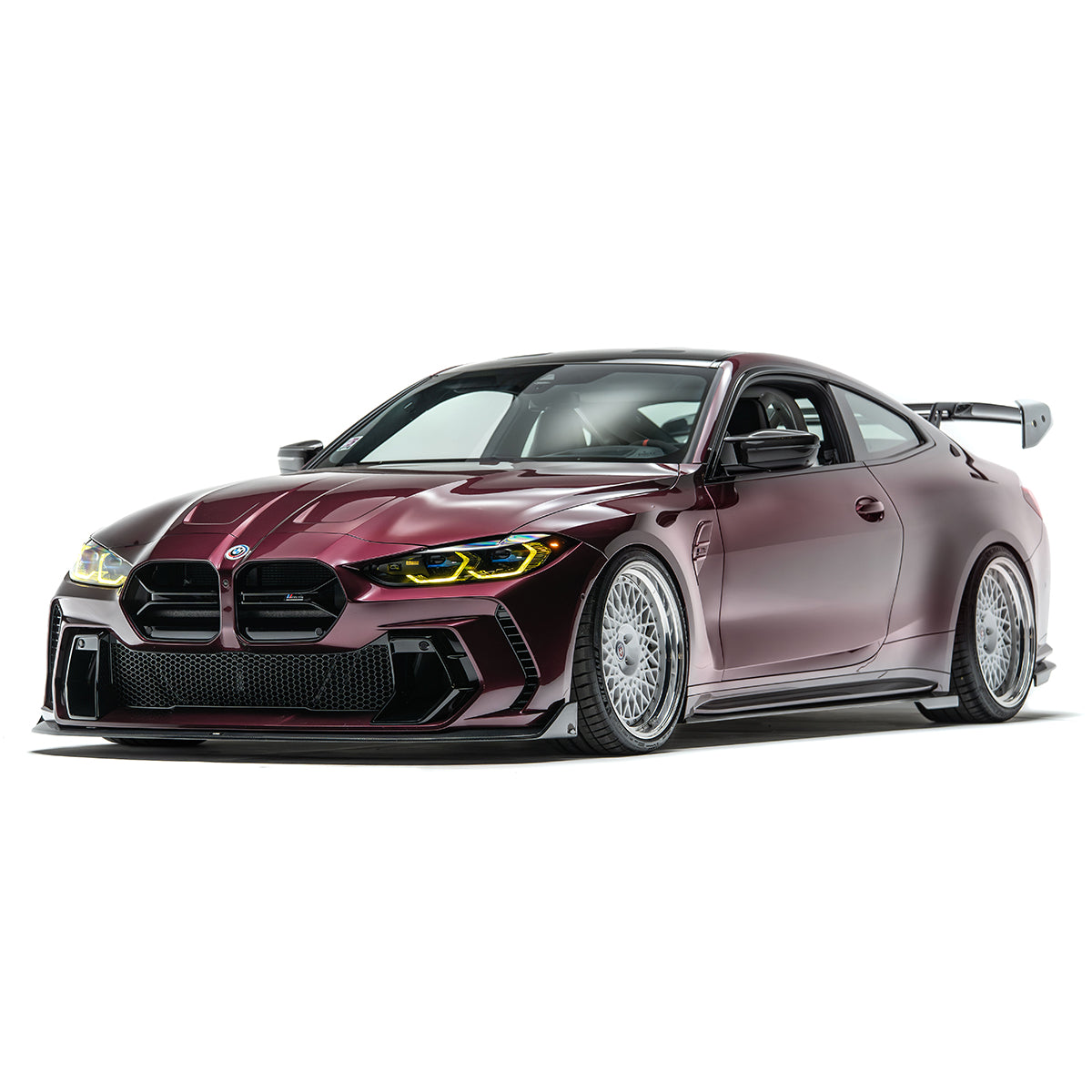 BMW G80 G81 M3 / G82 G83 M4 Dry Carbon Fiber Front Lip for Adro Front Bumper V2 2020+ – image 4
