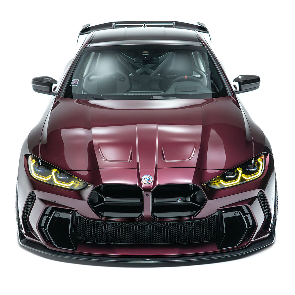 BMW G80 G81 M3 / G82 G83 M4 Dry Carbon Fiber Front Lip for Adro Front Bumper V2 2020+ – image 5