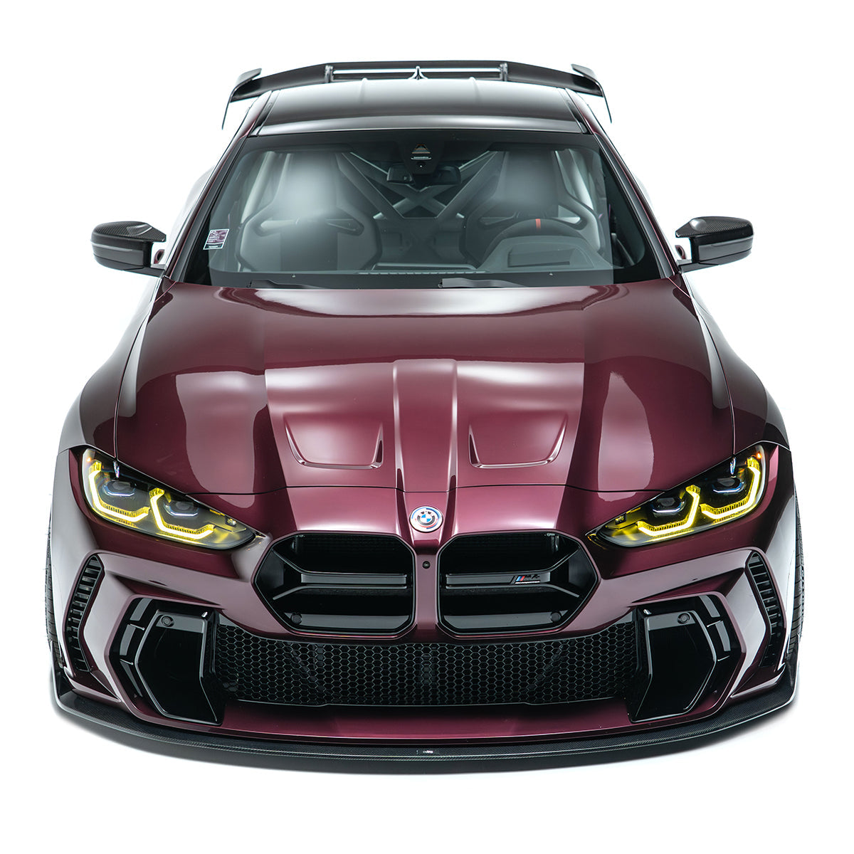 BMW G80 G81 M3 / G82 G83 M4 Dry Carbon Fiber Front Lip for Adro Front Bumper V2 2020+ – image 5