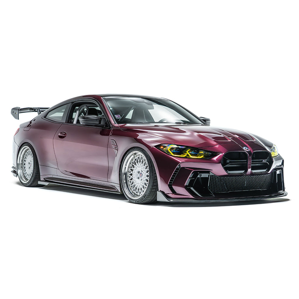 BMW G80 G81 M3 / G82 G83 M4 Dry Carbon Fiber Front Lip for Adro Front Bumper V2 2020+ – image 6