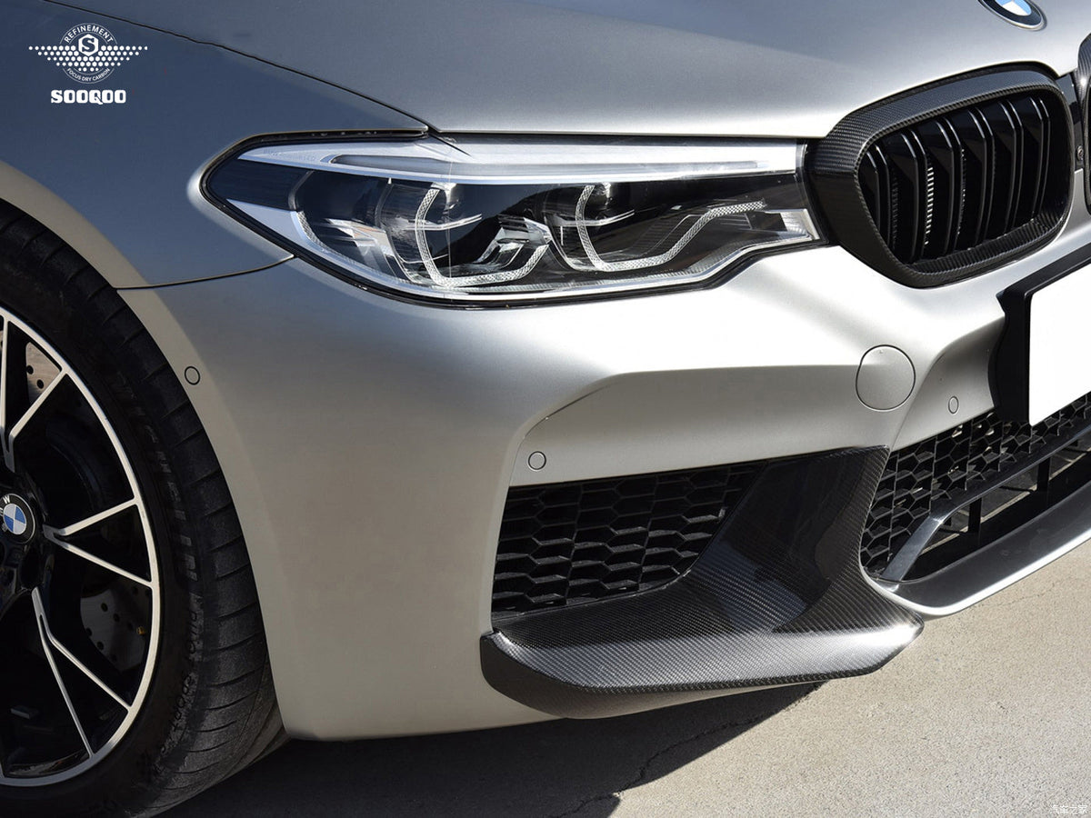 M Performance Style Pre Pregged Dry Carbon Front Splitter for BMW M5 F90 Pre LCI 2018-2020 – image 2