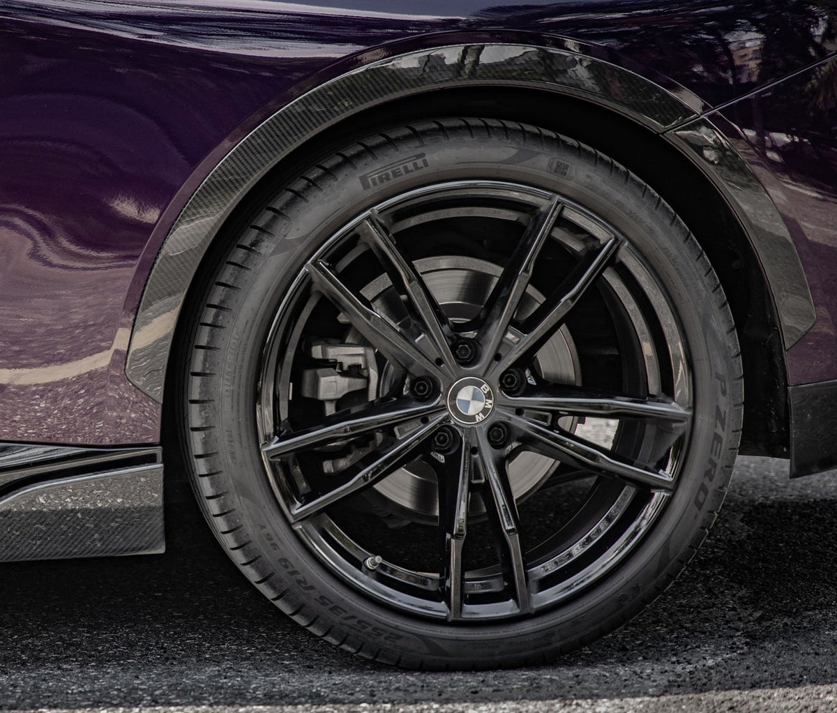 M Performance Style Pre Pregged Dry Carbon Fiber Fender for BMW 2 Series Coupe G42 2021+ – image 2