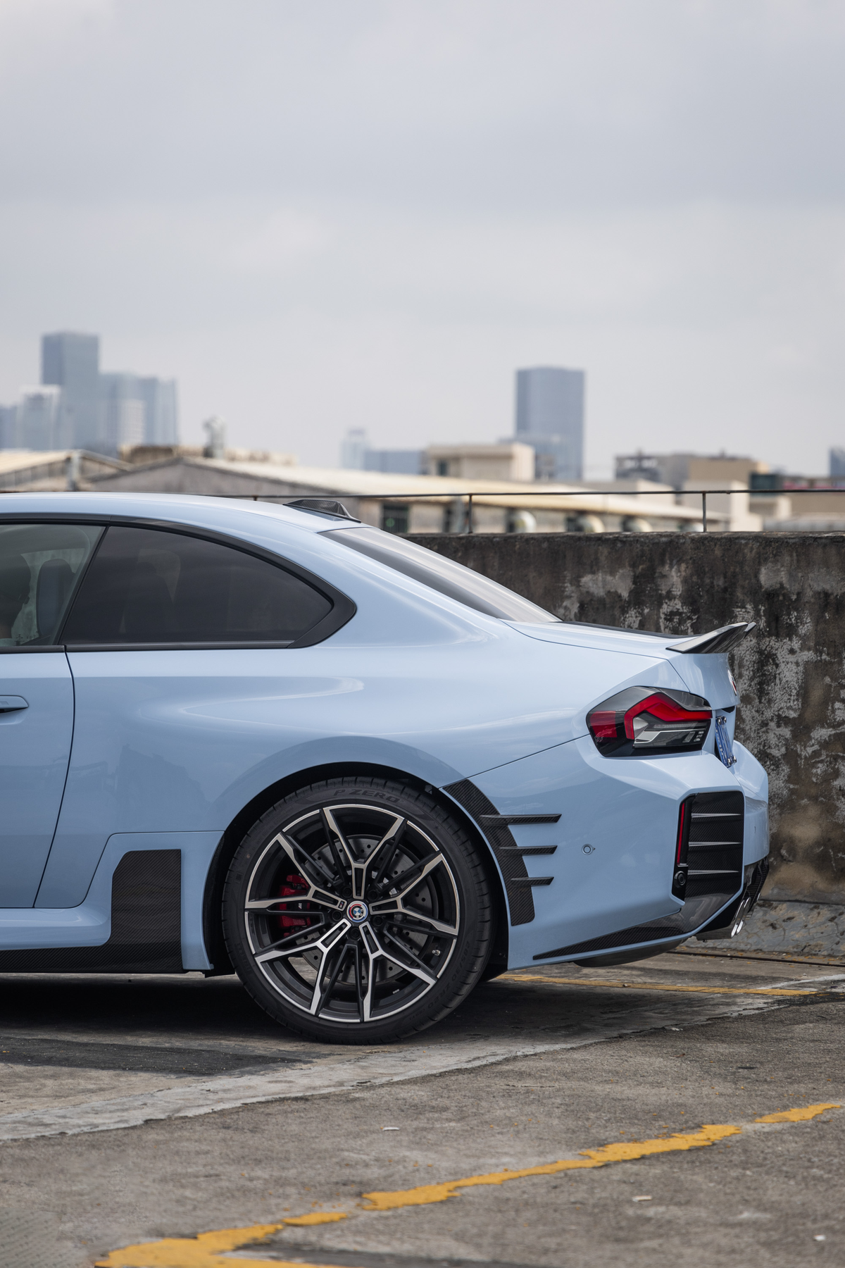 M Performance Style Pre Pregged Dry Carbon Fiber Rear Fender Arch Trim Set for BMW M2 G87 2023+ – image 10