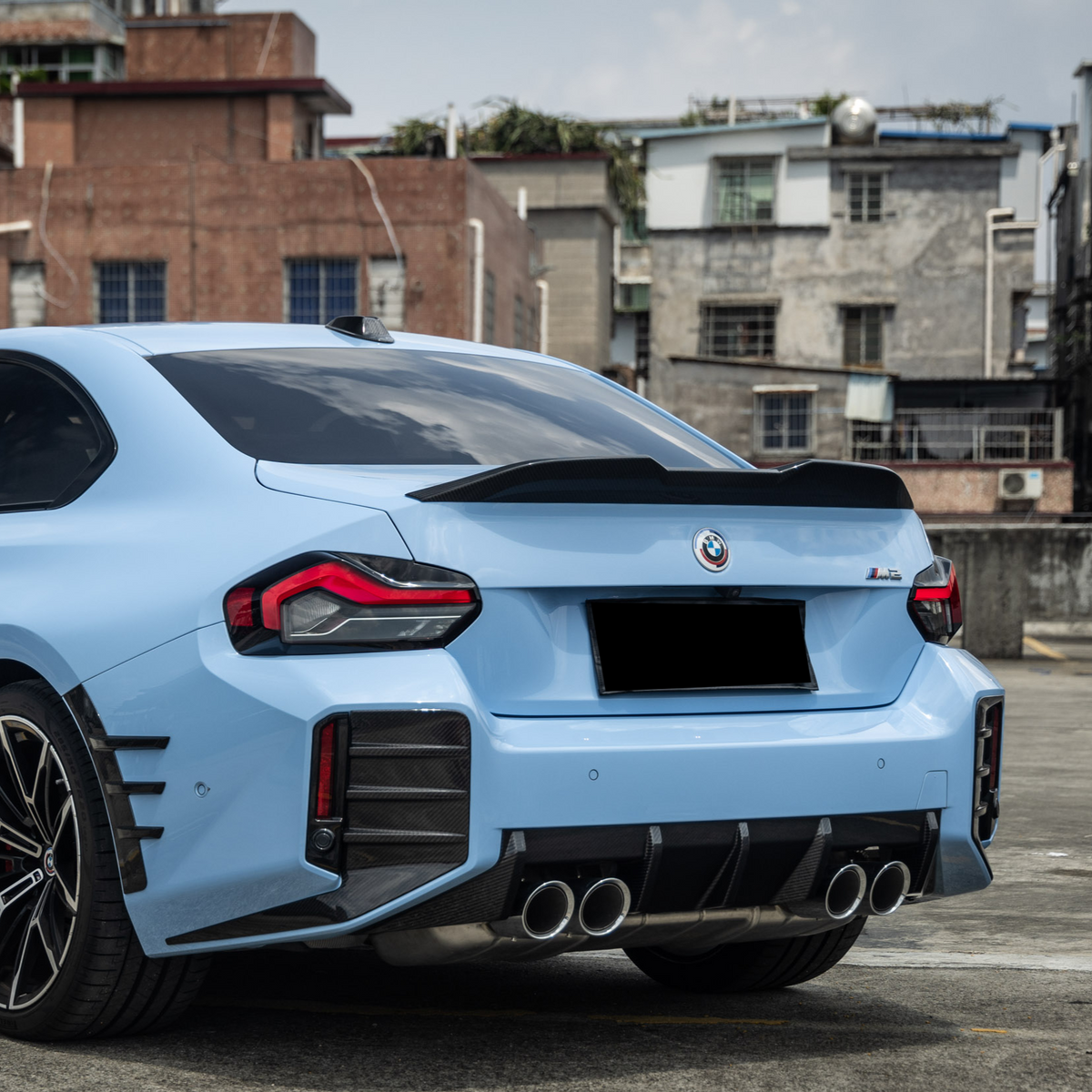 M Performance Style Pre Pregged Dry Carbon Fiber Rear Bumper Trim for BMW M2 G87 2023+ – image 15
