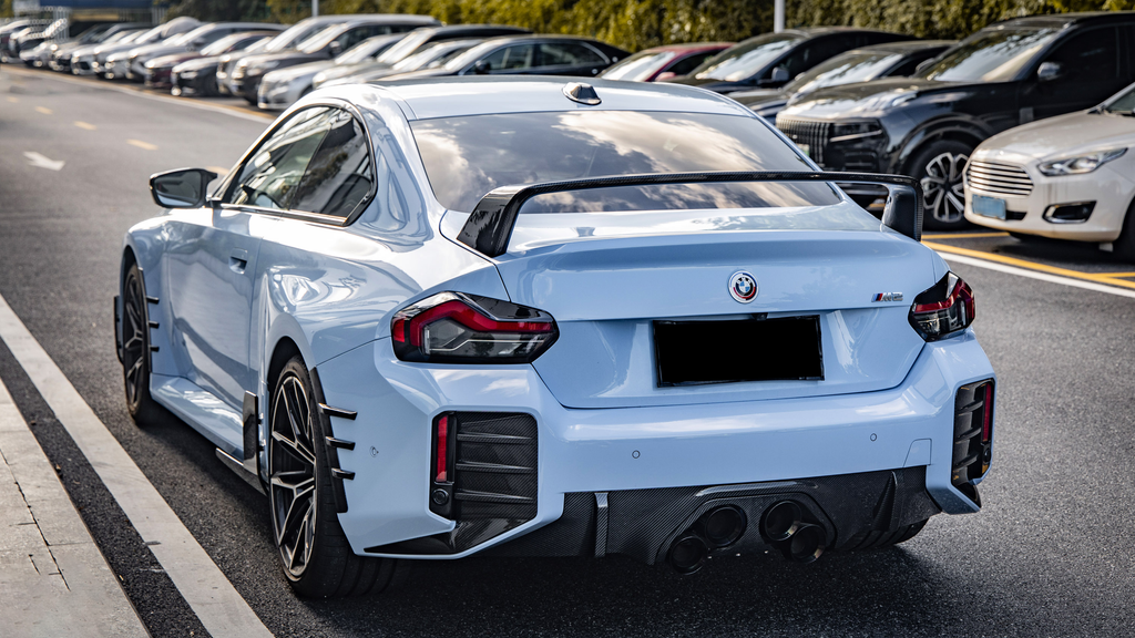 M Performance Style Pre Pregged Dry Carbon Fiber Rear Diffuser for BMW M2 G87 2023+ – image 2