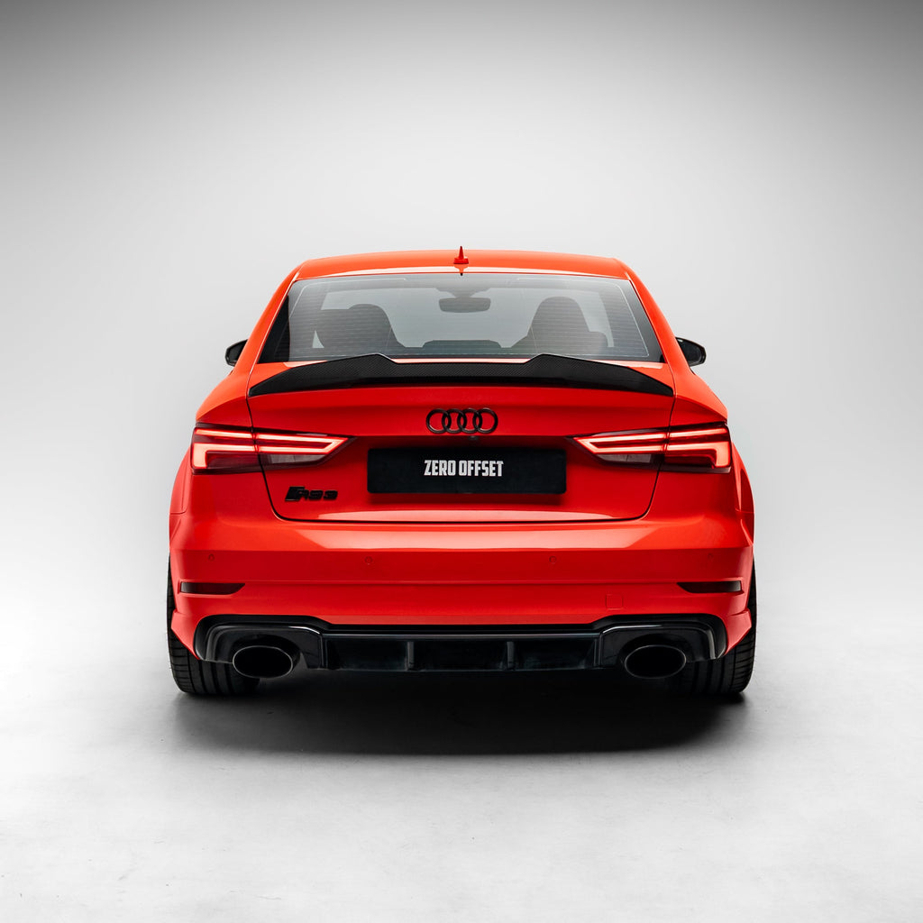 PSM Style Pre Pregged Dry Carbon Fiber Spoiler for Audi A3/S3/RS3 8V Sedan 2013+ – image 6