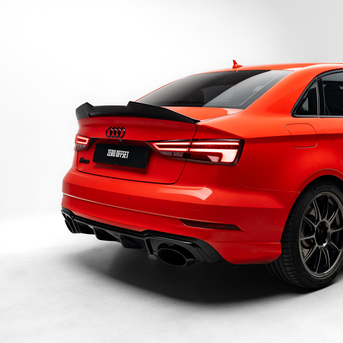PSM Style Pre Pregged Dry Carbon Fiber Spoiler for Audi A3/S3/RS3 8V Sedan 2013+ – image 5