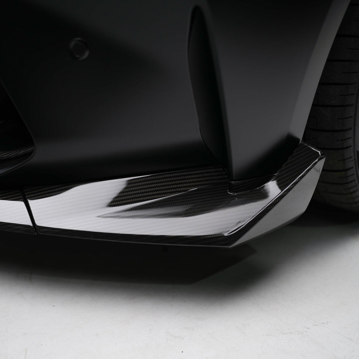 CSL Style Pre Pregged Dry Carbon Front Lip for BMW M3 G80 G81 / M4 G82 G83 2020+ – image 3