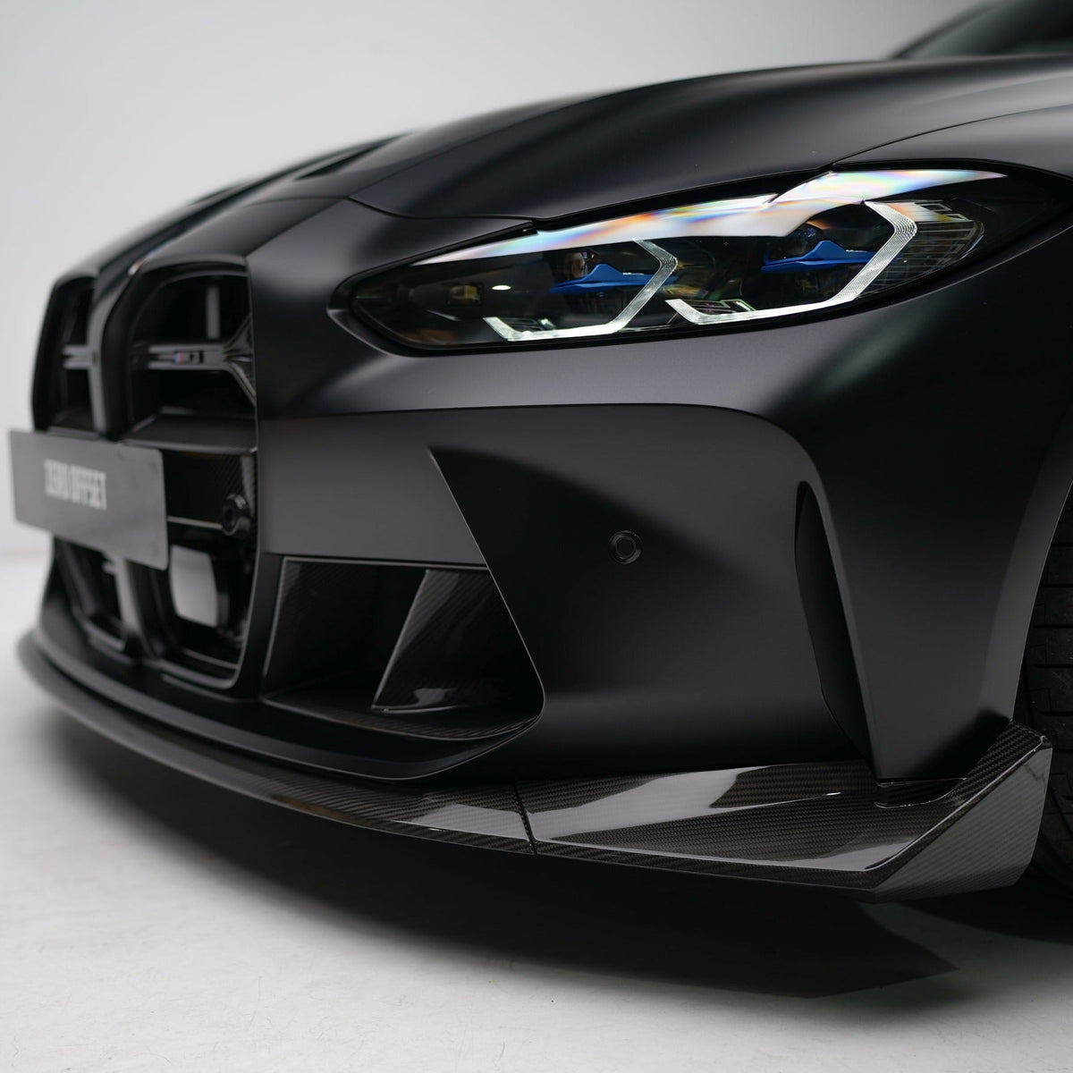 CSL Style Pre Pregged Dry Carbon Front Lip for BMW M3 G80 G81 / M4 G82 G83 2020+ – image 4