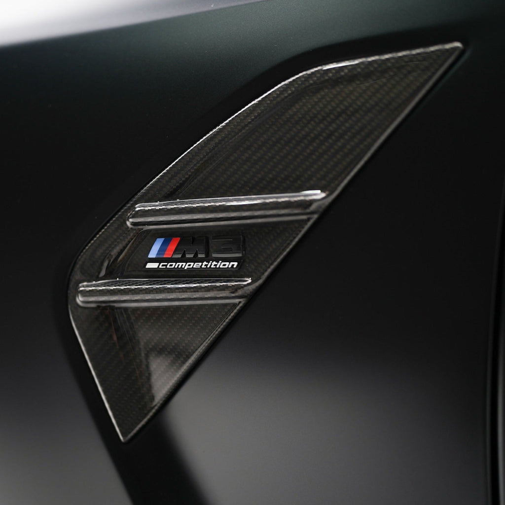 M Performance Style Pre Pregged Dry Carbon Fender Vent Cover for BMW M3 G80 G81 2020+ – image 10