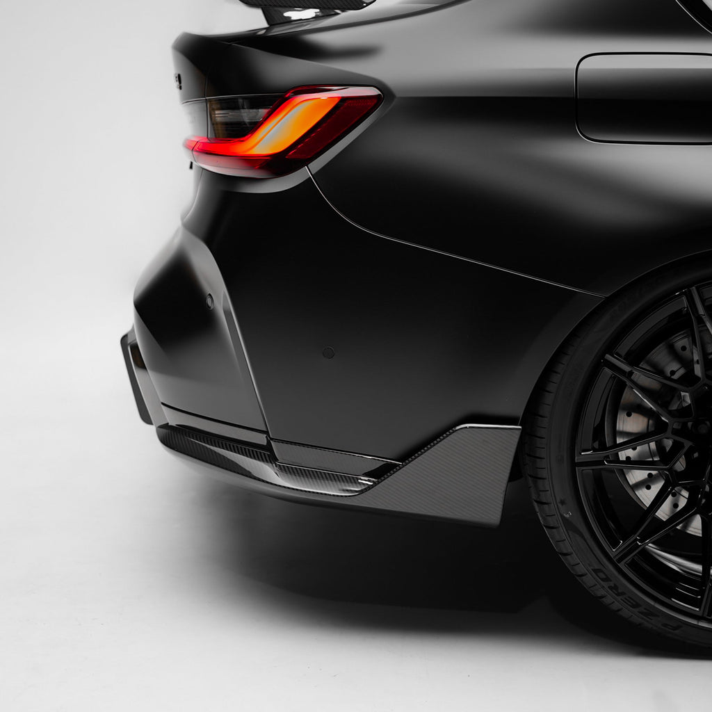 M Performance Style Pre Pregged Dry Carbon Rear Winglets for BMW M3 G80 G81 2020+ – image 2
