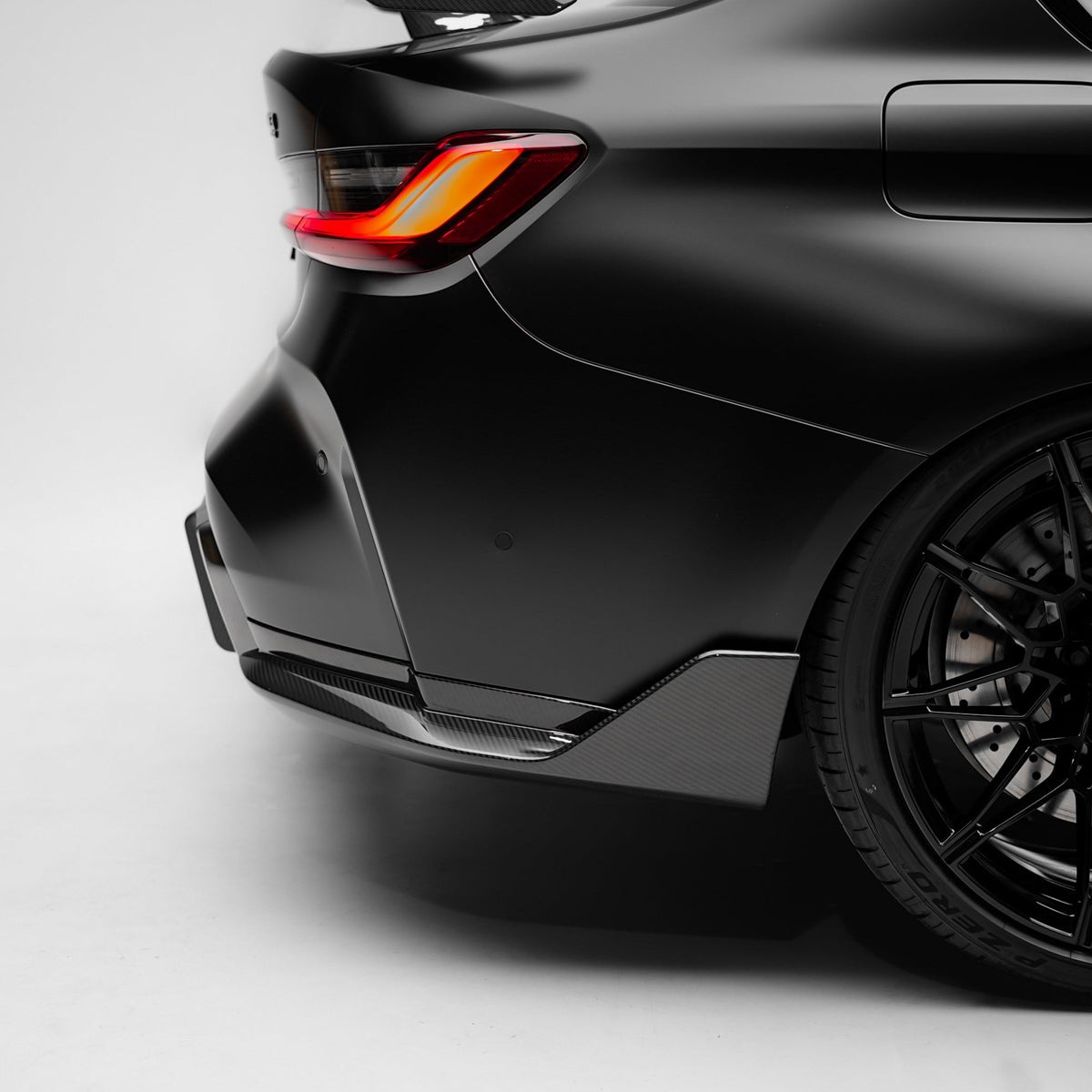 M Performance Style Pre Pregged Dry Carbon Rear Winglets for BMW M3 G80 G81 2020+ – image 2