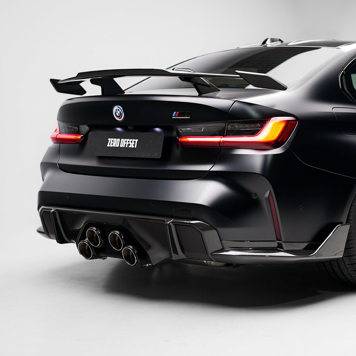 M Performance Style Pre Pregged Dry Carbon Rear Winglets for BMW M3 G80 G81 2020+ – image 3