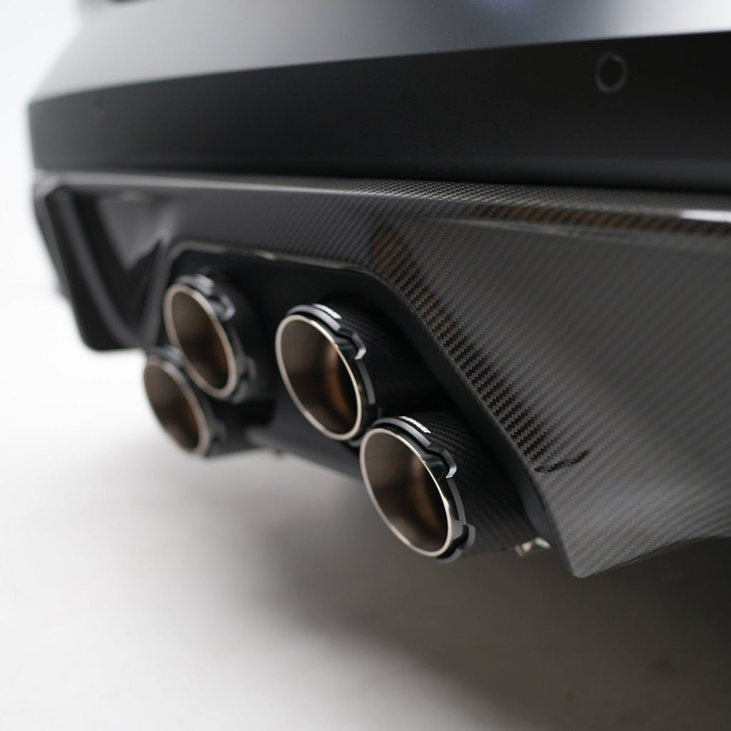 M Performance Style Pre Pregged Dry Carbon Diffuser For BMW M3 G80 G81 / M4 G82 G83 (Centre Exhaust) 2020+ – image 4