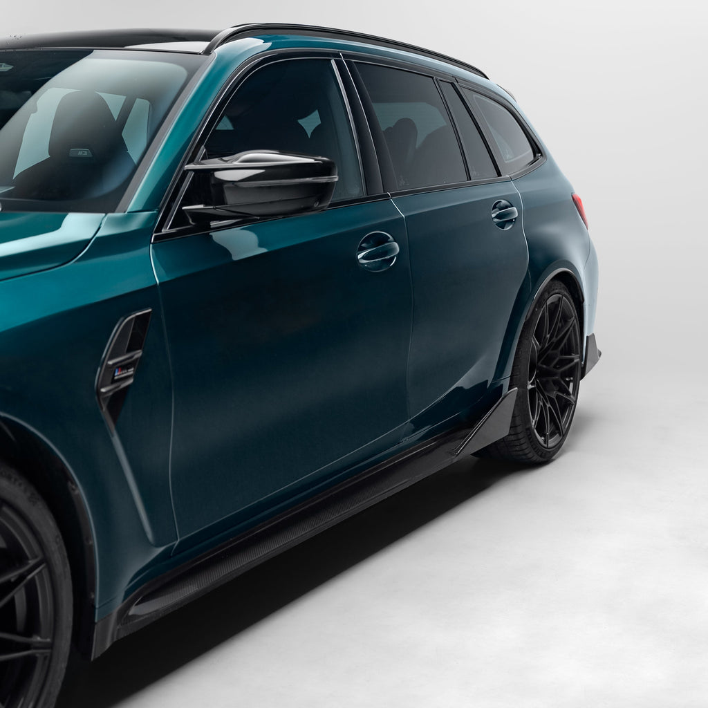 M Performance Style Pre Pregged Dry Carbon Side Skirts for BMW M3 G80 G81 2020+ – image 9