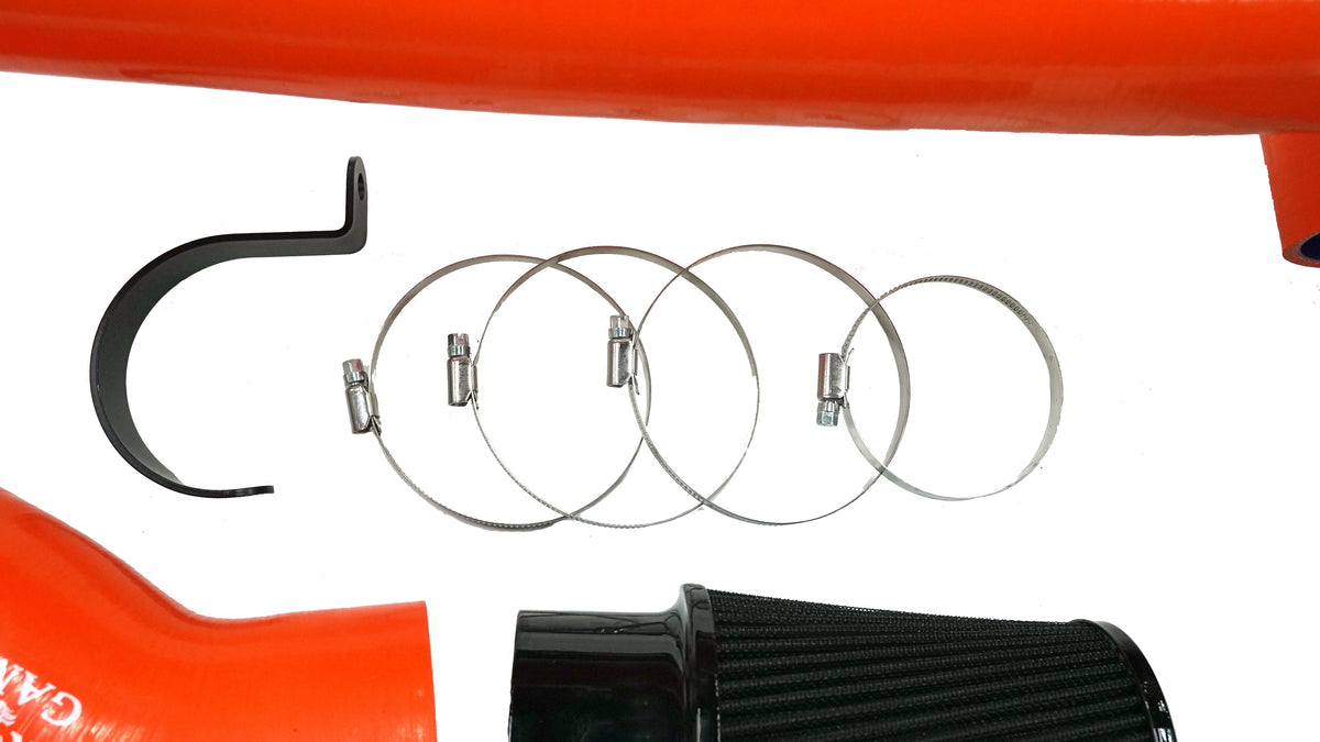 BMW M3 / M4 / M2 S58 Silicone Intakes & Filters – Installed Detail 3