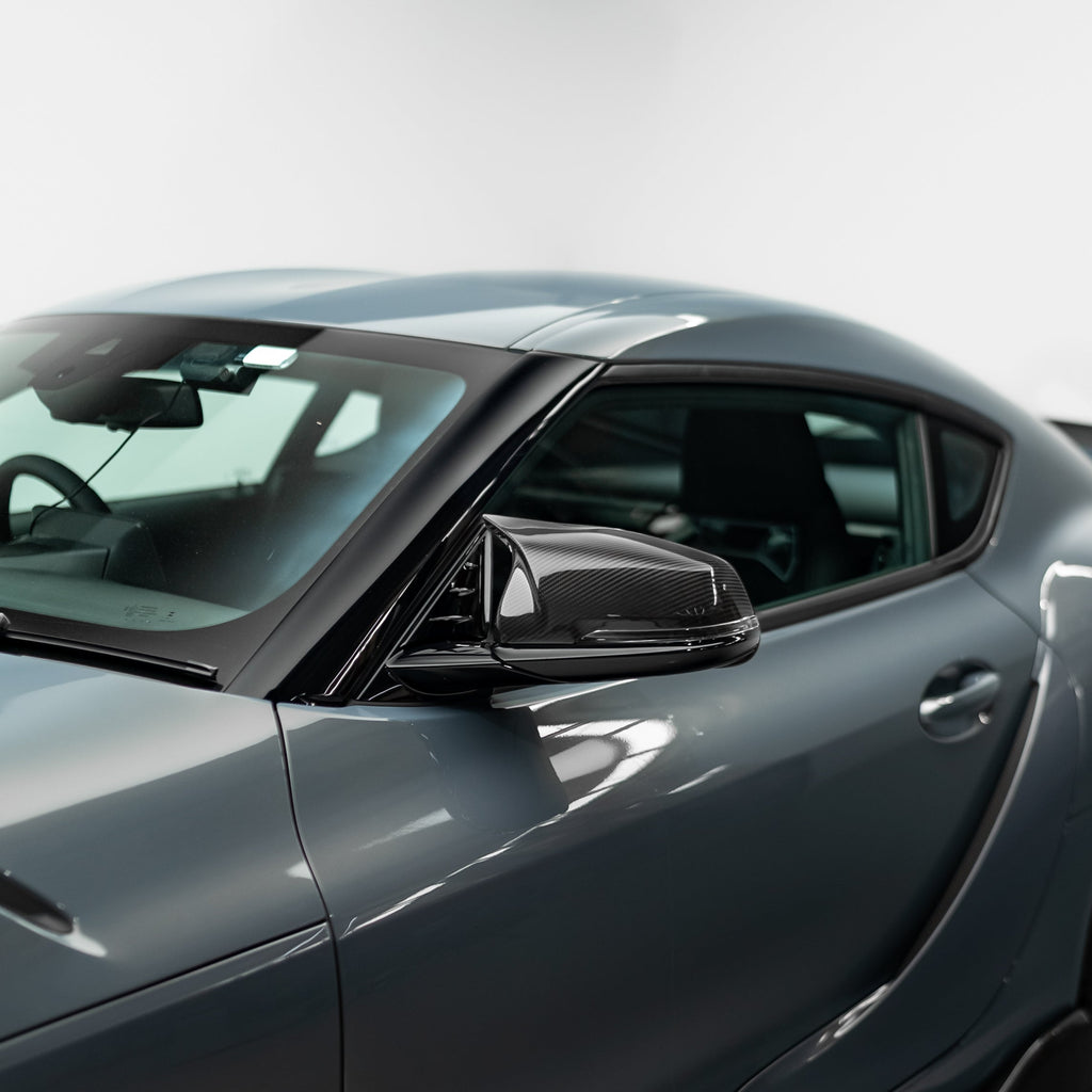 M Performance Style Pre Pregged Dry Carbon Fiber Mirror Caps for BMW 1/2 Series X1/X2/Z4 F39 F40 F44 F48 G29 & – image 9