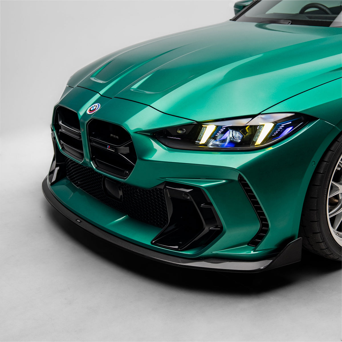 BMW G80 G81 M3 / G82 G83 M4 Dry Carbon Fiber Front Lip for Adro Front Bumper V2 2020+ – image 10