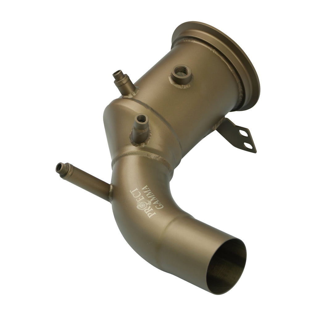 Porsche 992 3.0L Downpipe – Rear View