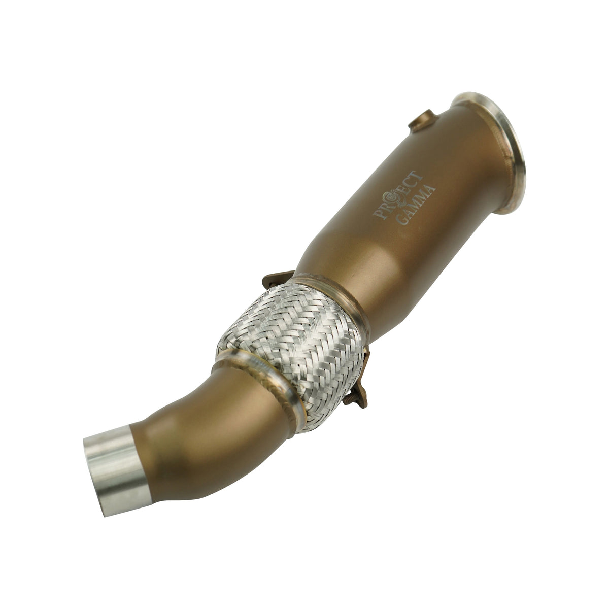 BMW N20 Stainless Downpipe – Rear View