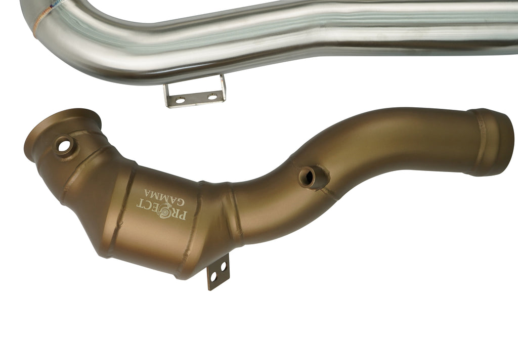 Mercedes AMG GT Catted Downpipes – Detail