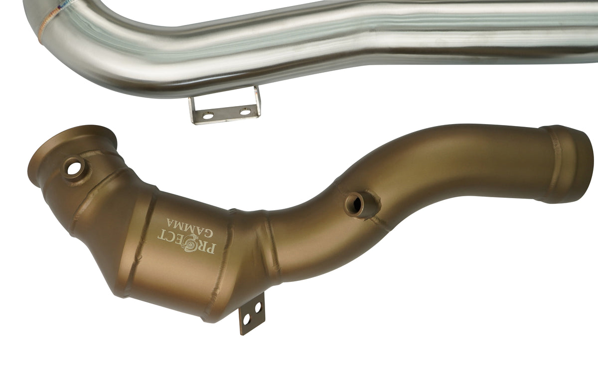 Mercedes AMG GT Catted Downpipes – Detail