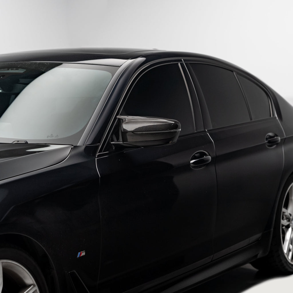 M Performance Style Carbon Mirror Caps for BMW 5 Series G30 G31 / 8 Series G14 G15 G16 – image 2