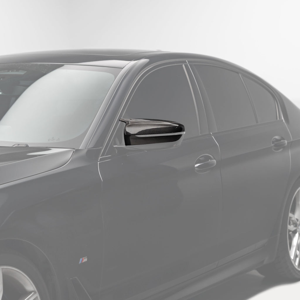 M Performance Style Carbon Mirror Caps for BMW 5 Series G30 G31 / 8 Series G14 G15 G16