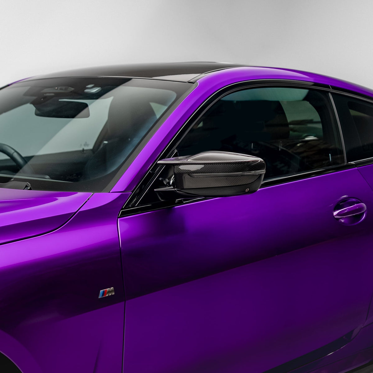 M Performance Style Pre Pregged Dry Carbon Mirror Caps for BMW 2/3/4 Series G42 G20 G21 G20 G22 G23 G26 – image 2