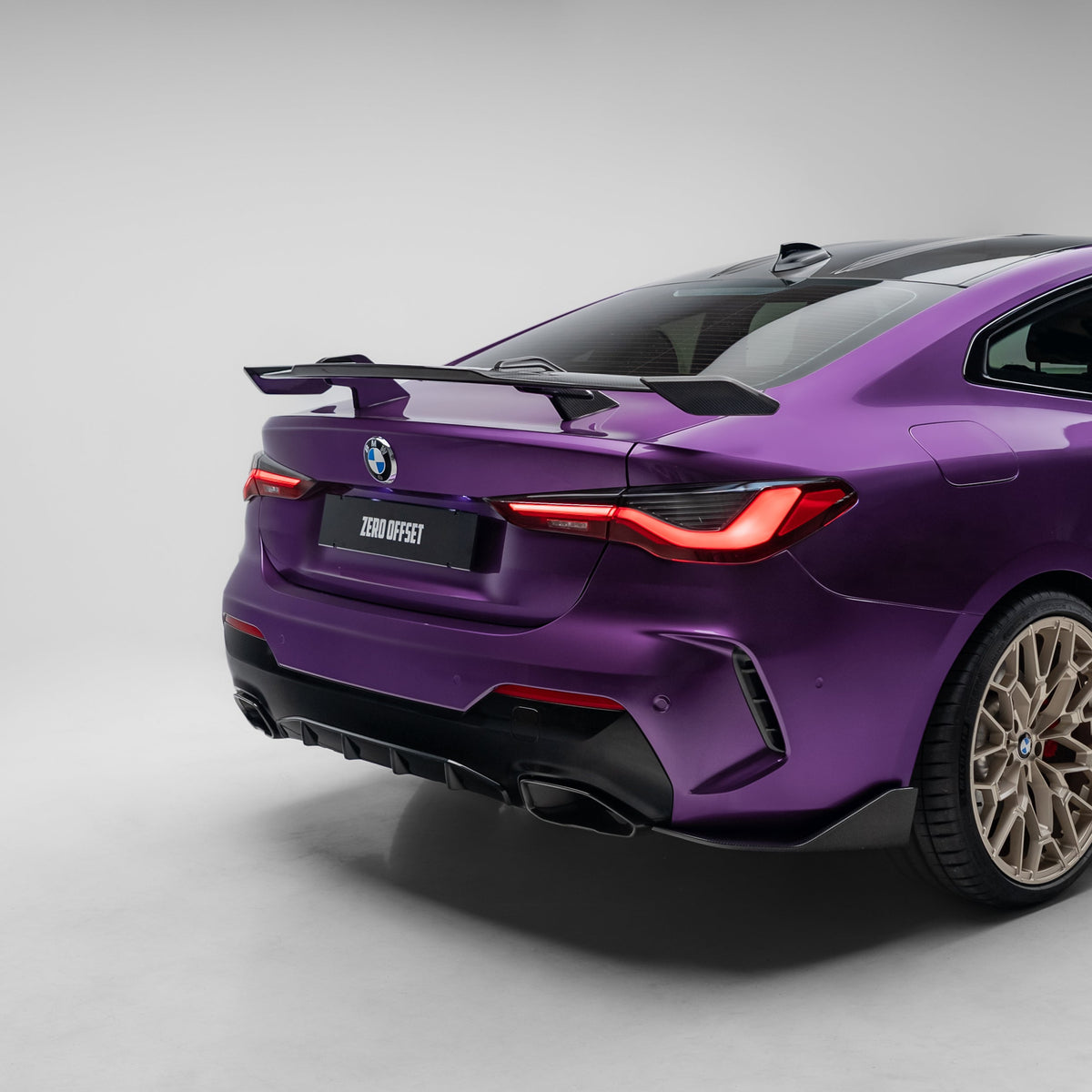 BMW G22 G23 4 Series Carbon Fiber Rear Winglets 2020+ – image 7