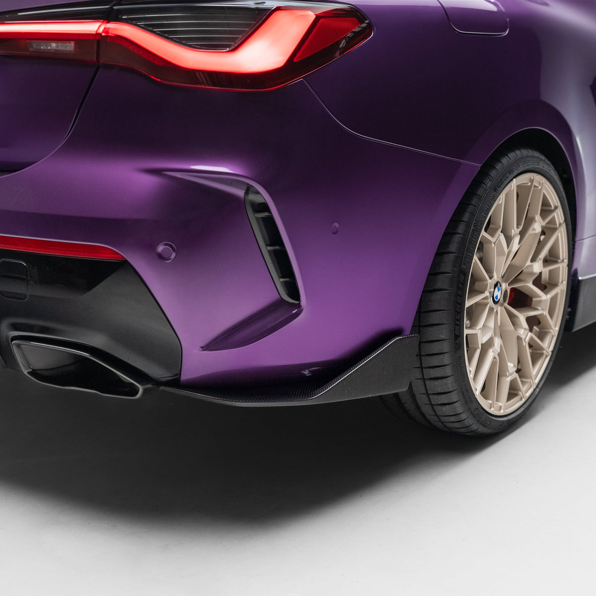 BMW G22 G23 4 Series Carbon Fiber Rear Winglets 2020+ – image 6