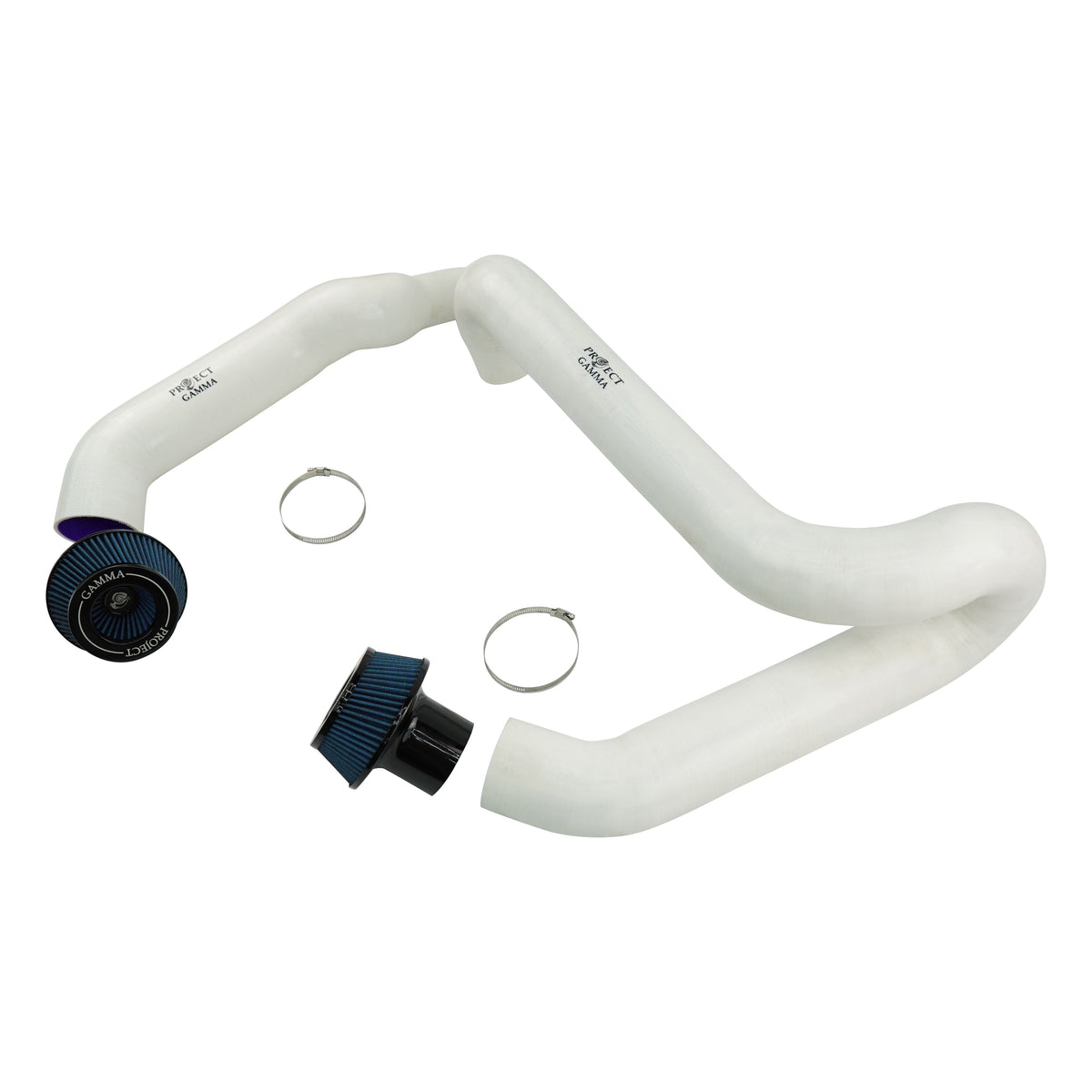 BMW M3 / M4 / M2 S58 Silicone Intakes & Filters – Installed Detail 2