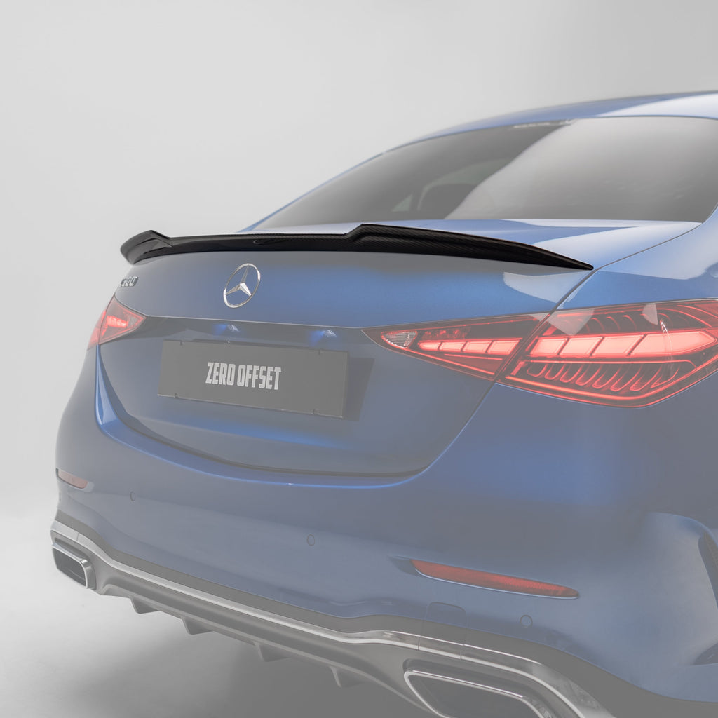 X-Style Pre Pregged Dry Carbon Fiber Spoiler for Mercedes-Benz C Class W206 Sedan 2021+