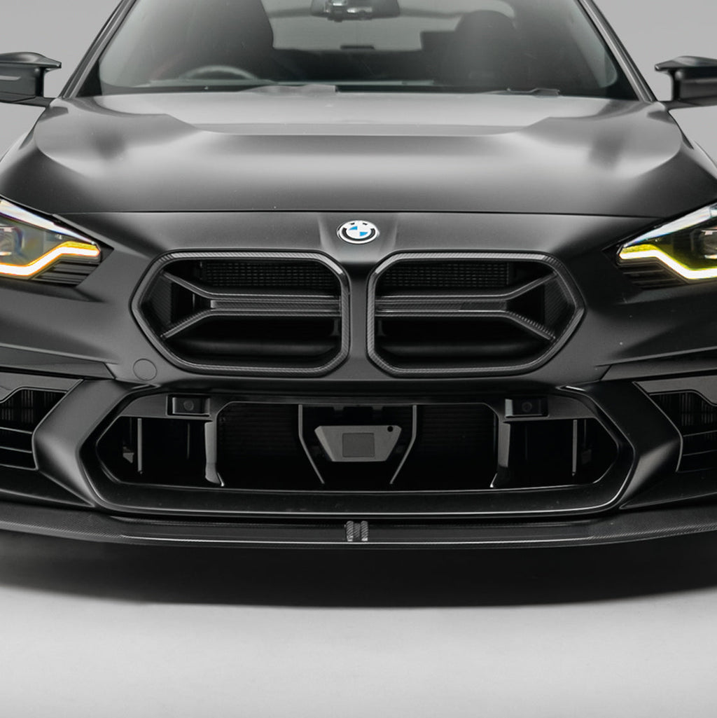BMW G87 M2 Dry Carbon Fiber Front Grille (for Adro Bumper) – image 2