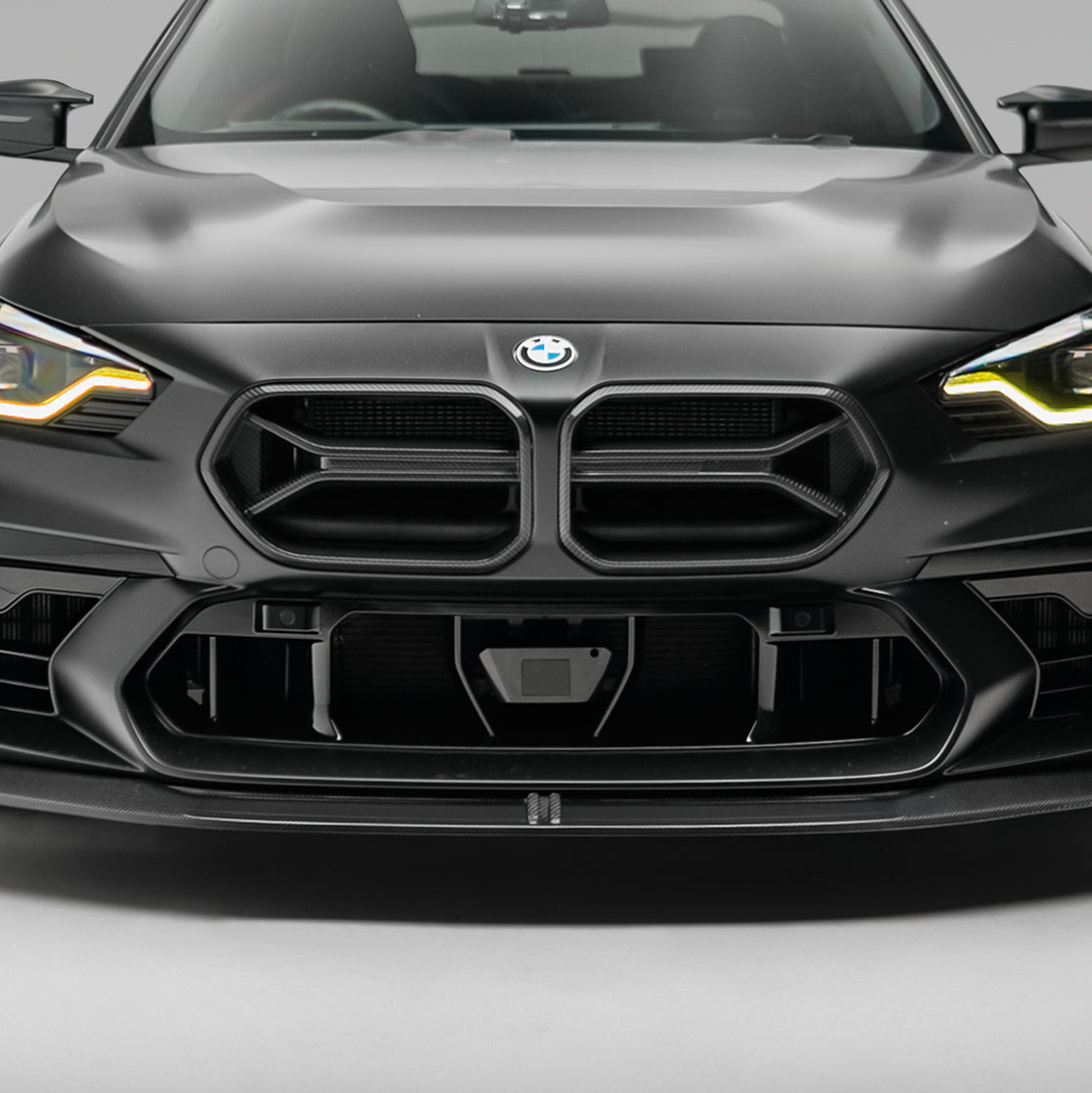 BMW G87 M2 Dry Carbon Fiber Front Grille (for Adro Bumper) – image 2