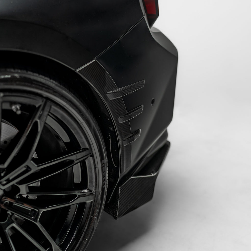 M Performance Style Pre Pregged Dry Carbon Fiber Rear Fender Arch Trim Set for BMW M2 G87 2023+ – image 5