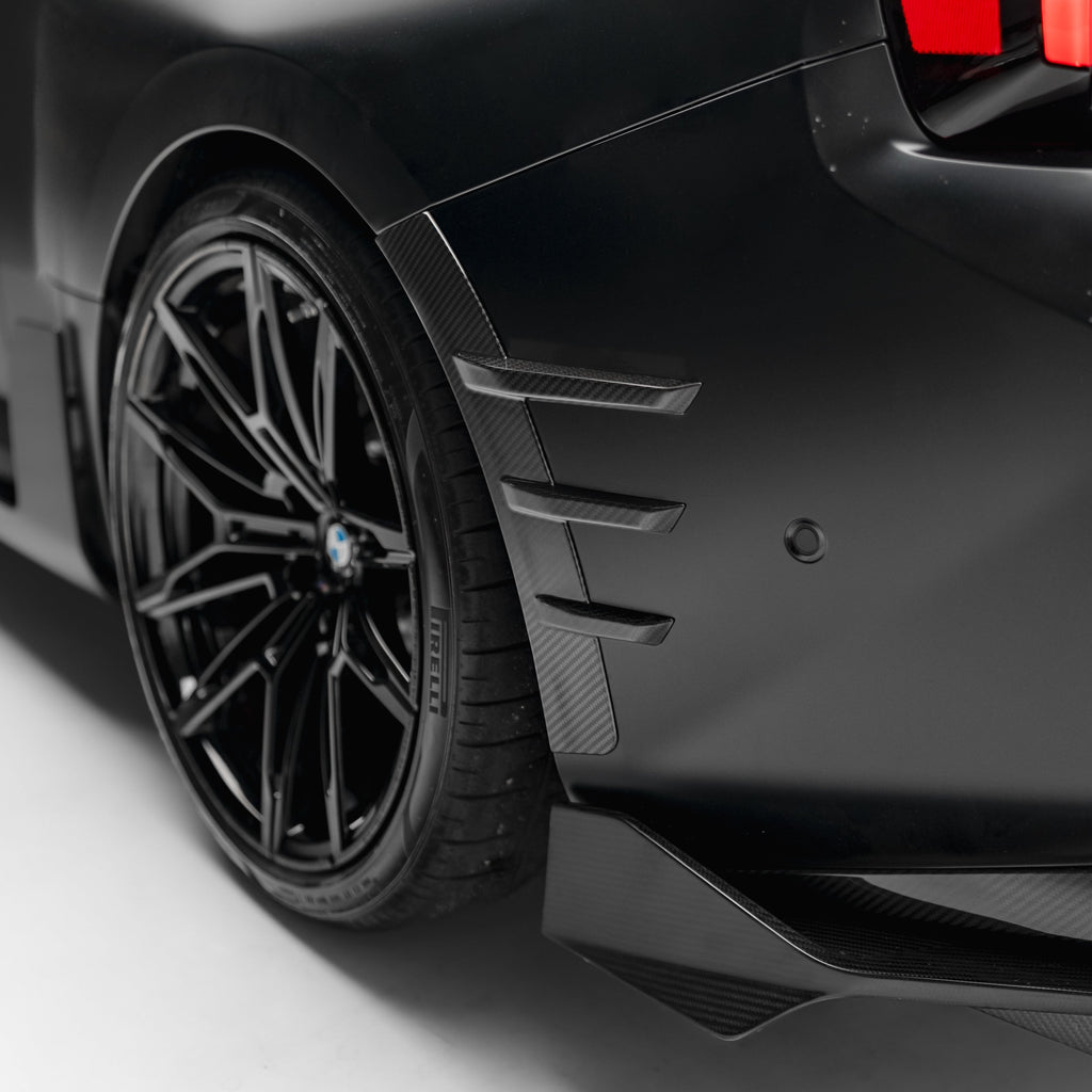 M Performance Style Pre Pregged Dry Carbon Fiber Rear Fender Arch Trim Set for BMW M2 G87 2023+ – image 4