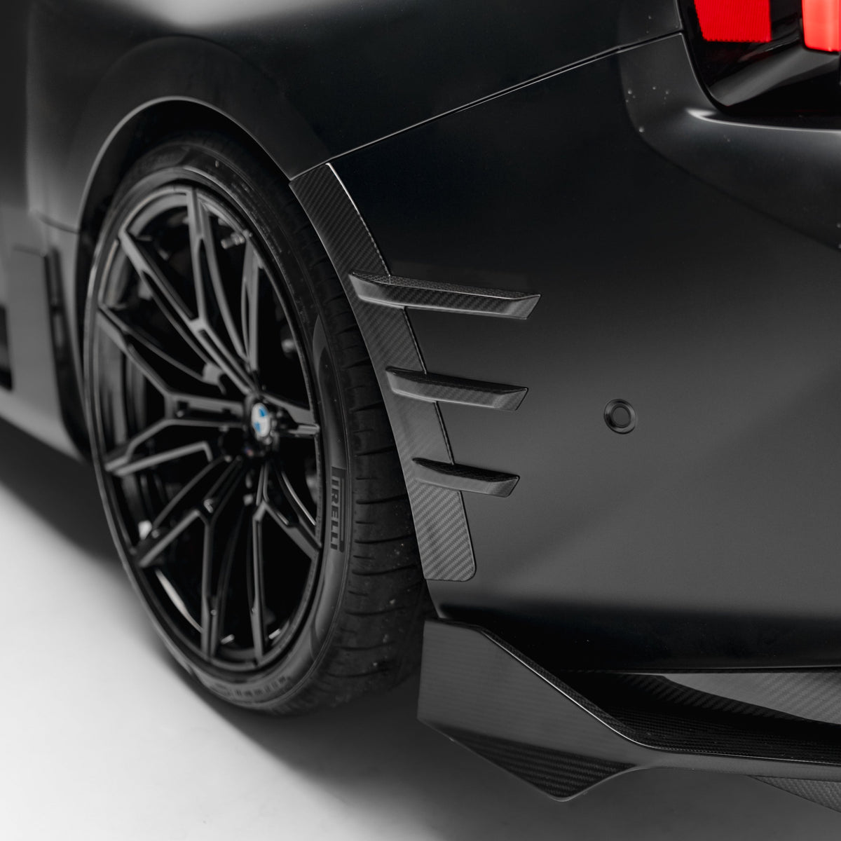 M Performance Style Pre Pregged Dry Carbon Fiber Rear Fender Arch Trim Set for BMW M2 G87 2023+ – image 4