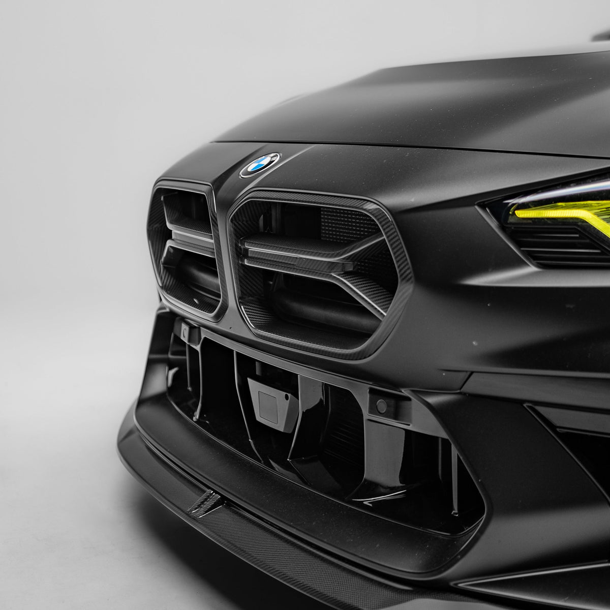 BMW G87 M2 Dry Carbon Fiber Front Grille (for Adro Bumper) – image 4