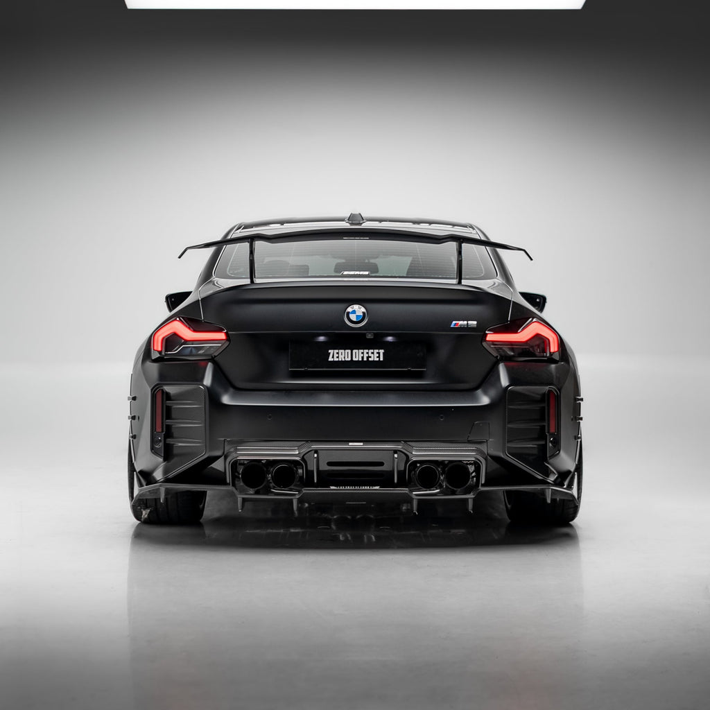 M Performance Style Pre Pregged Dry Carbon Fiber Rear Bumper Trim for BMW M2 G87 2023+ – image 5